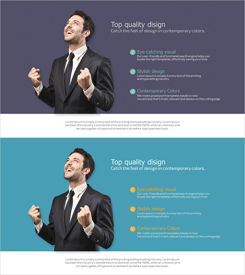 성공적인 사업목표 설정 슬라이드 – 목표 설정과 달성