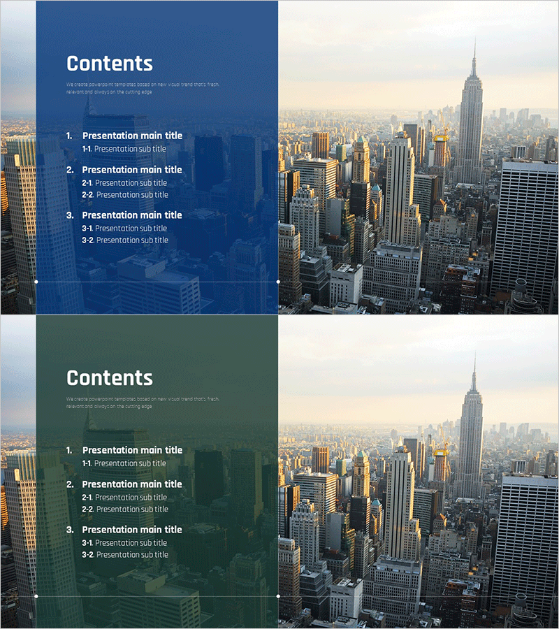 비즈니스 시티 템플릿 표지 – 도시의 매력을 담다