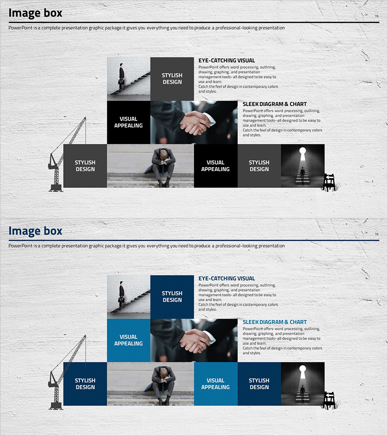 비즈니스 프로그램 절차 – 깔끔하고 세련된 프레젠테이션