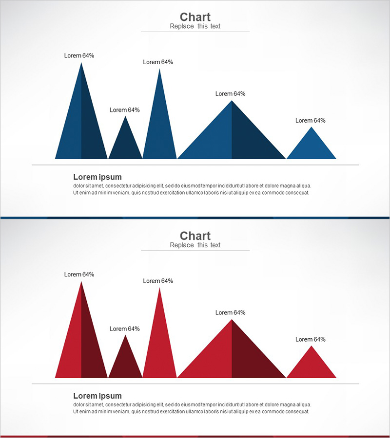 삼각 모양 그래프로 시장 점유율 분석 – 직관적인 데이터 소통