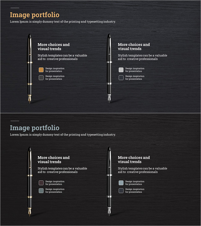 만년필 제품 색상 설명 – 스타일과 세련미