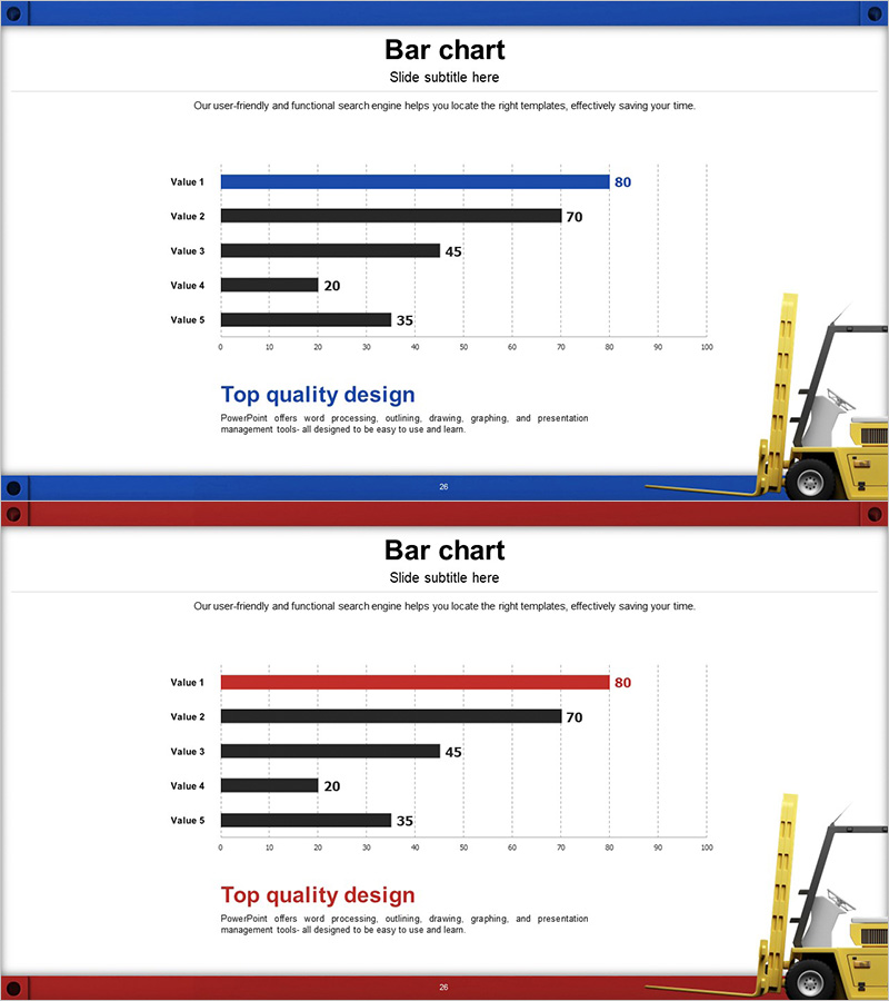 수평 항목 막대그래프와 시각 강조 – 시장 및 경쟁사 분석