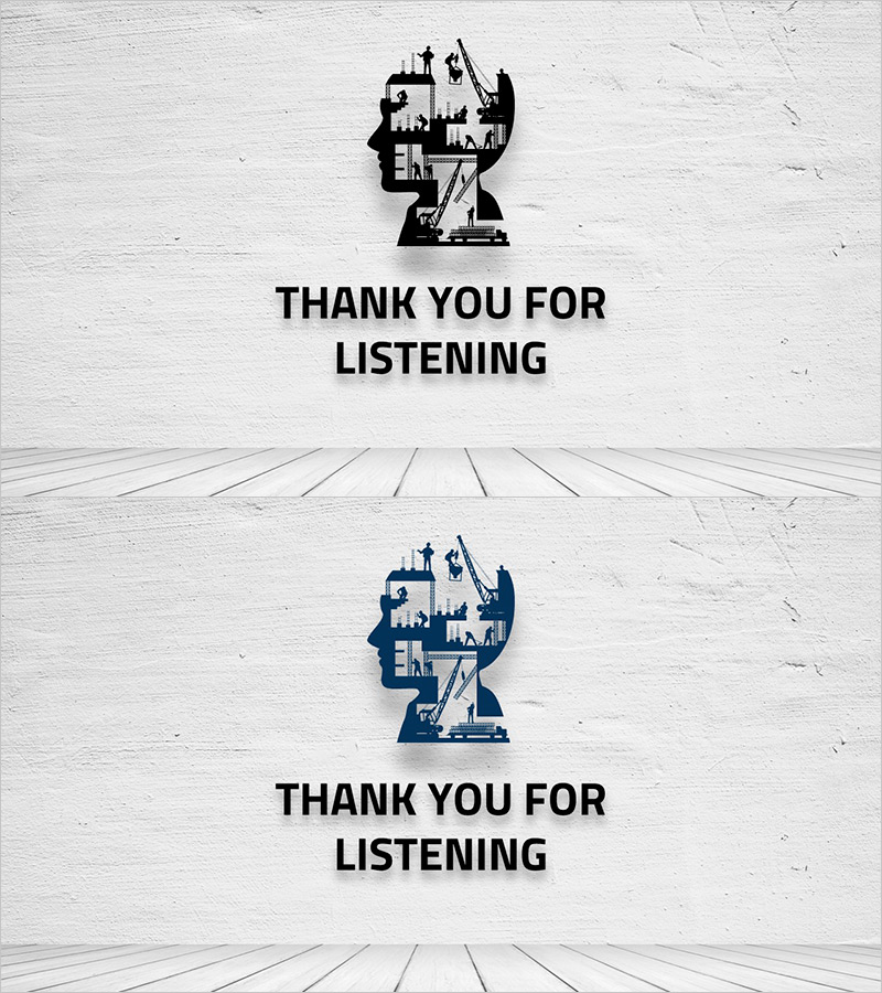 아이디어 구축 템플릿 엔딩 표지 - 투자와 비전