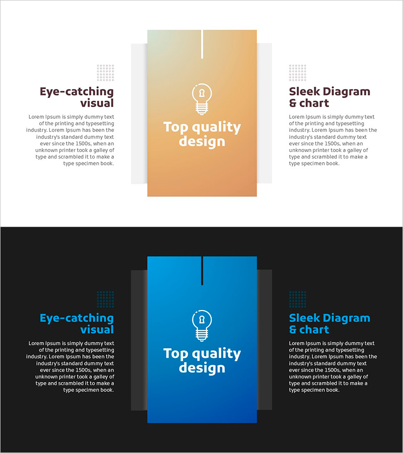 도트 패턴과 함께하는 제품 소개 슬라이드