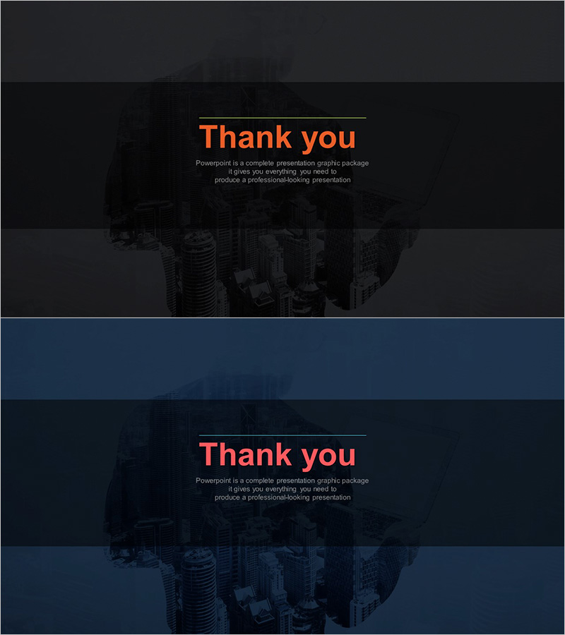 재정관리 템플릿 엔딩 표지 – 전문성과 신뢰