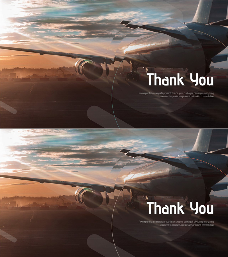 여행 비즈니스 템플릿 엔딩 표지