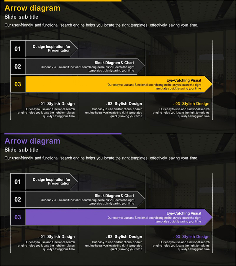 단계별 일정계획 다이어그램 – 비즈니스 전략의 흐름