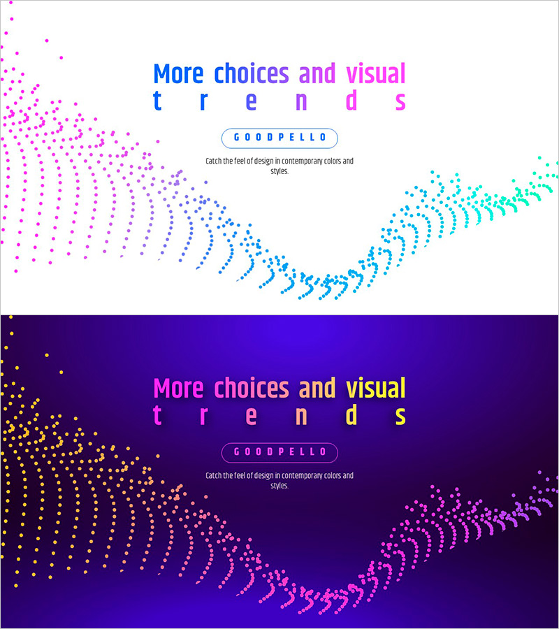 기하학 패턴 와이드 PPT 슬라이드 – 현대적 디자인 감각