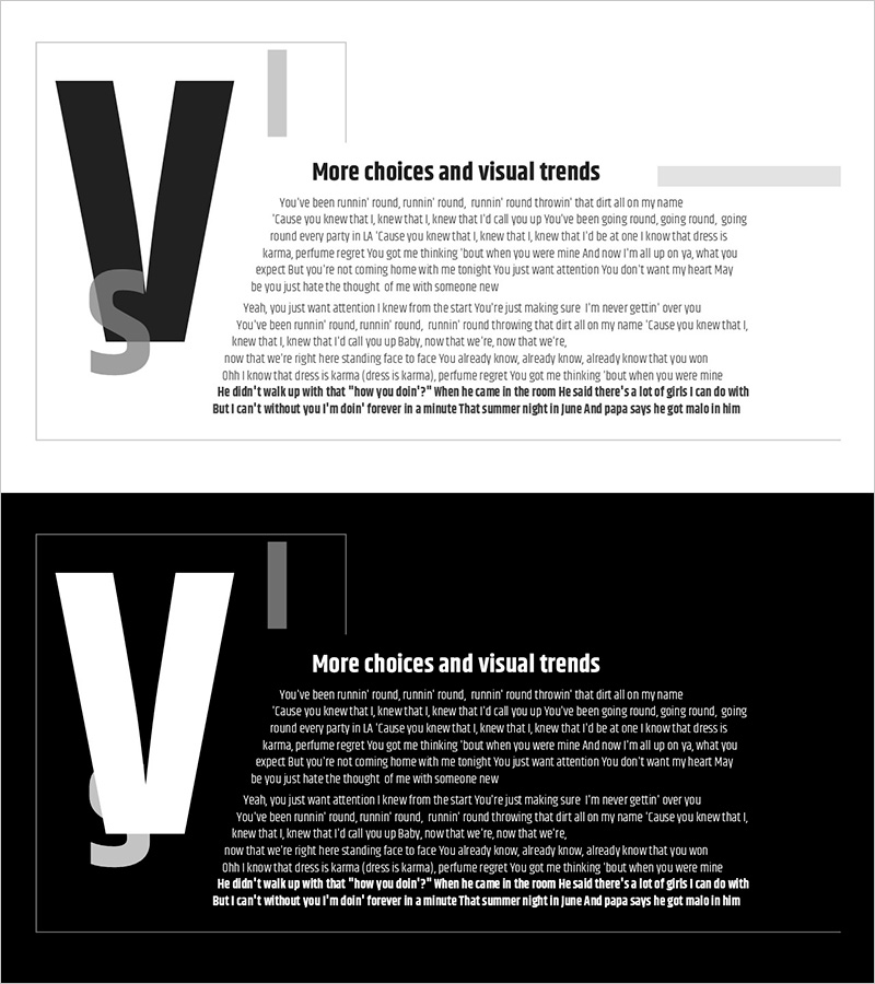 모던 와이드 파워포인트 템플릿 텍스트 – 고객 성공 사례
