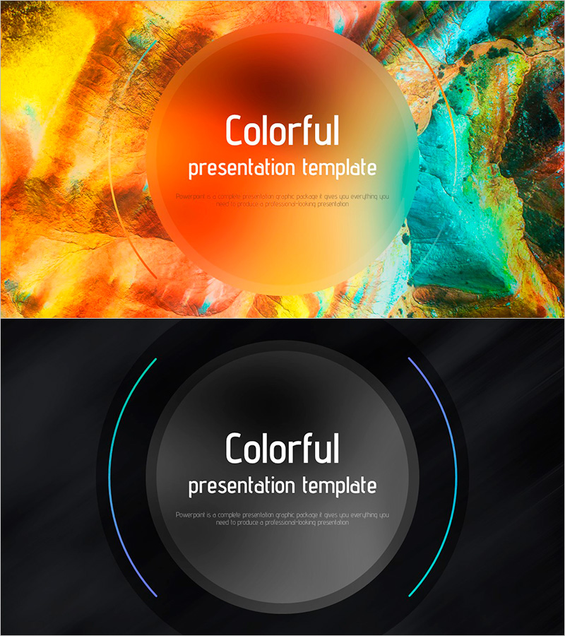 다채로운 프레젠테이션 템플릿 – 창의성과 전문성을 겸비한 강력한 비주얼