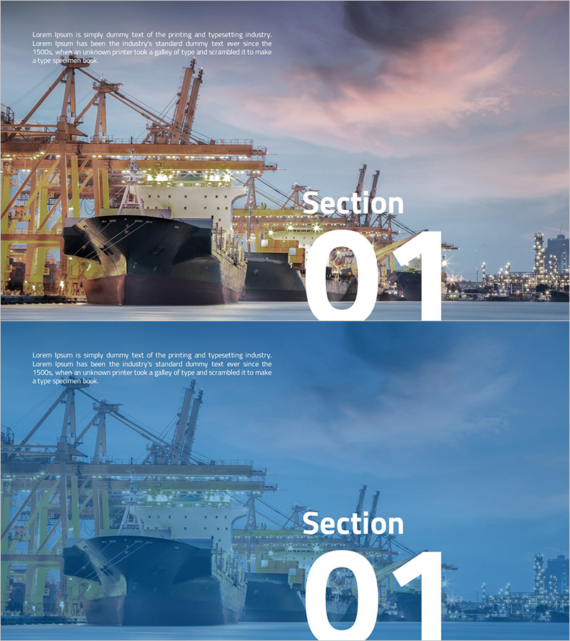 비즈니스 파트너쉽 템플릿 간지 01 – 섹션 01