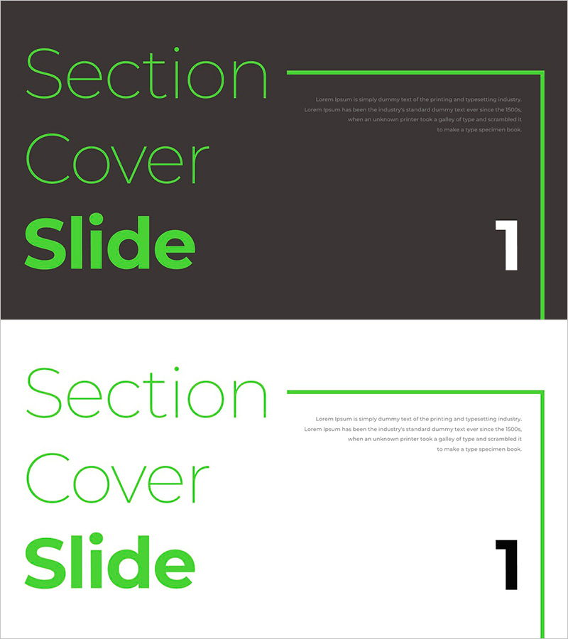 그린&그레이 와이드 간지 슬라이드