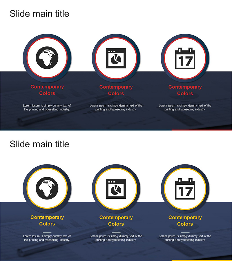 비즈니스 솔루션 특성 다이어그램 – 프로그램 특성을 명확히 보여주는 클러스터