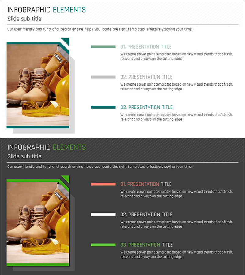 작업시 주의사항 슬라이드 – 체크리스트 형식