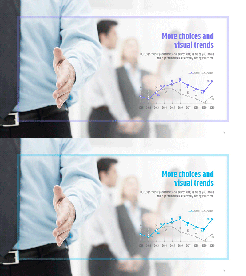 연도별 성장 추이 그래프 – 시장 및 경쟁사 분석