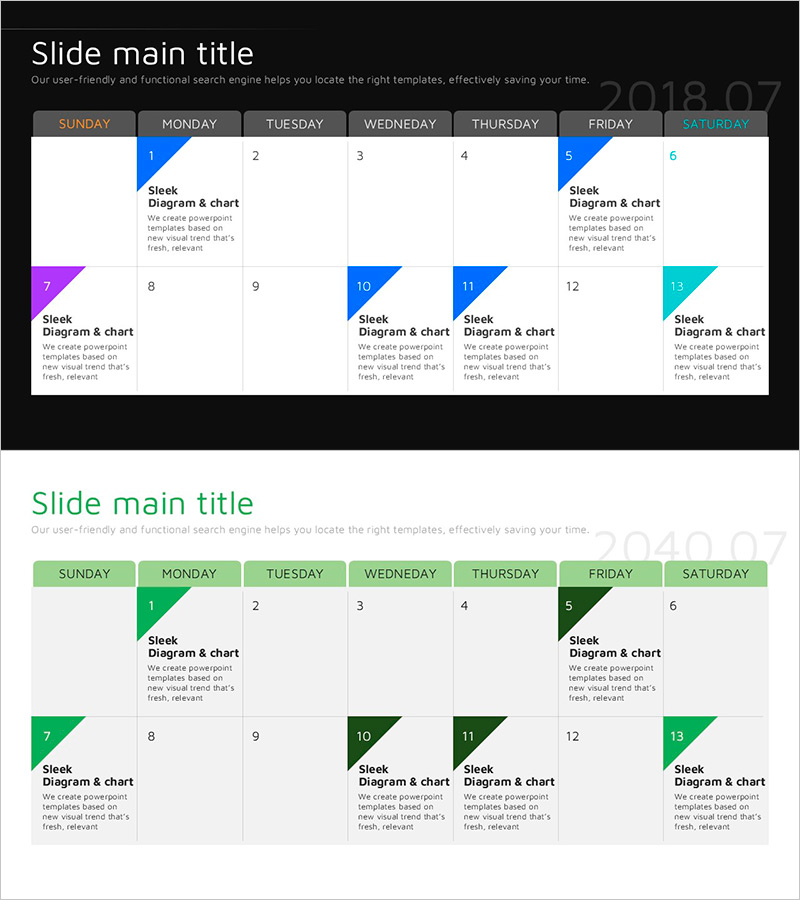 Infinite Energy Wide PPT Schedule