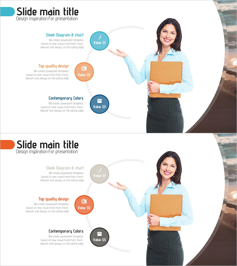 성실한 사업가의 사업목표 – 비즈니스 전략 슬라이드