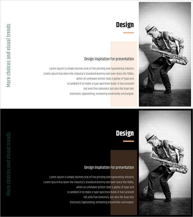 고객 성공 사례를 강조한 심플 & 모던 피피티