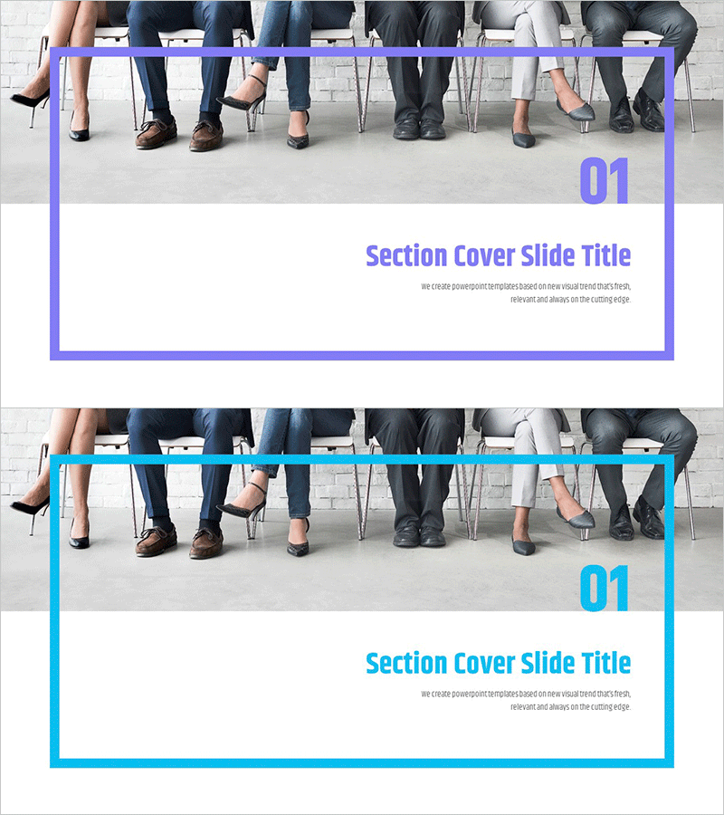 비즈니스 팀워크 템플릿 간지 01 – 협력의 시작