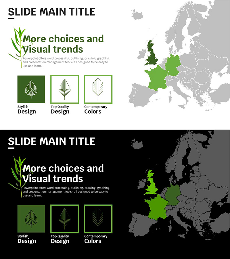 트렌드 컬러 와이드 템플릿 – 시장 및 유통 전략 분석