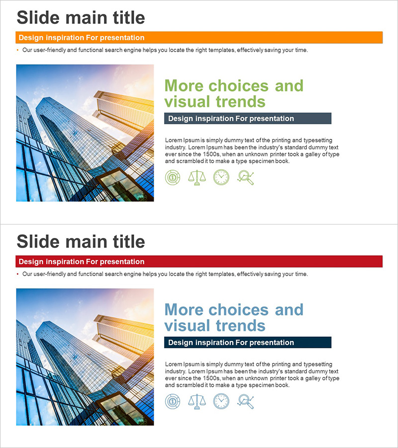 심플 테마 회사 소개 슬라이드 – 명확하고 직관적인 프레젠테이션