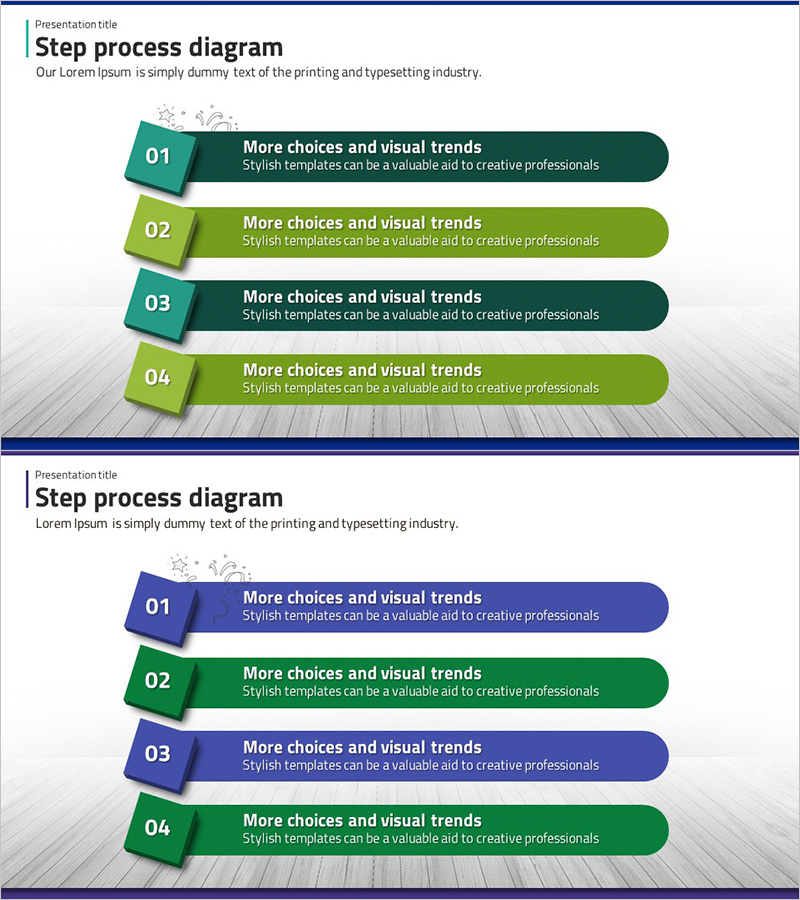 단계별 일정계획 다이어그램 - 효과적인 업무 프로세스 디자인