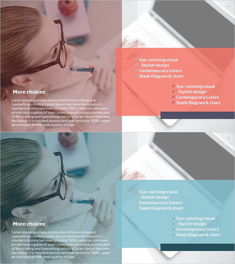 비즈니스 인트로 슬라이드 – 세련된 디자인과 스타일