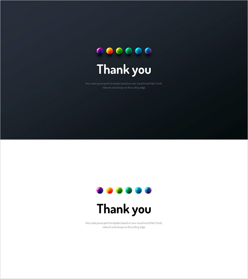 인포그래픽 디자인 와이드 템플릿 엔딩표지 – 고급스러운 마무리