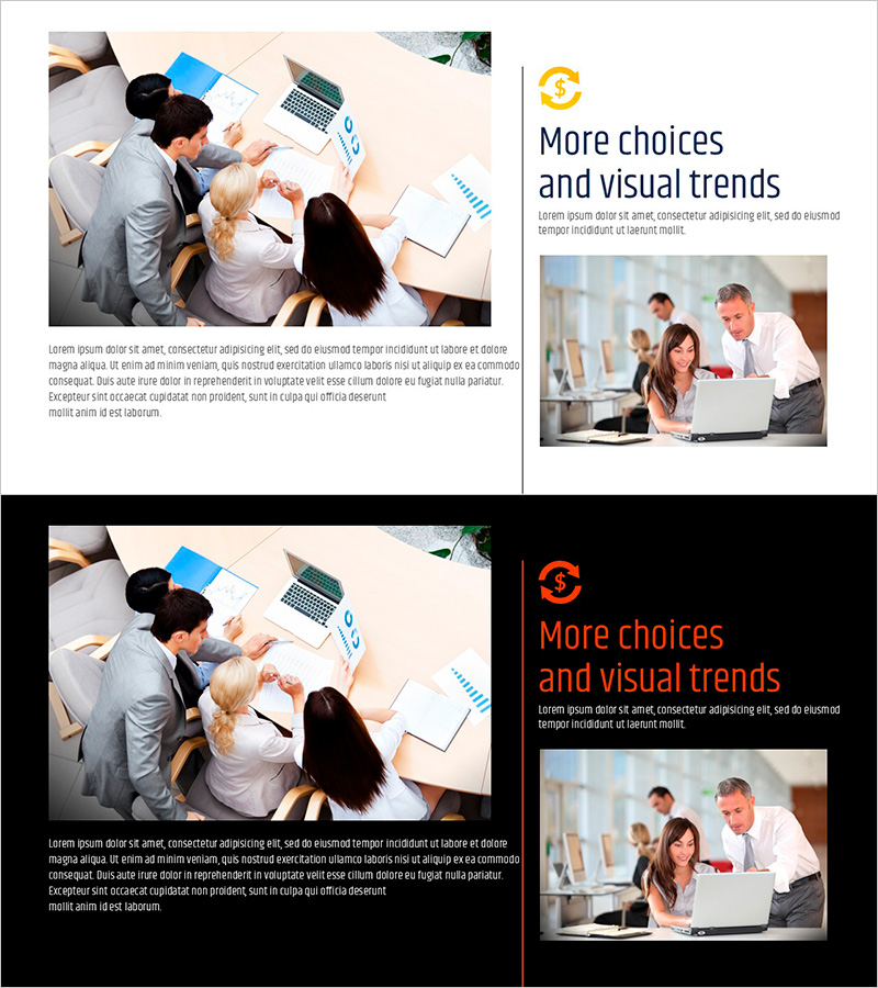 Typographic Wide Template – Marketing Goals and Strategy