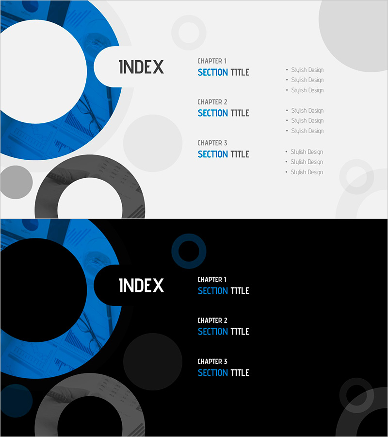 수자원 활용 와이드 프레젠테이션 템플릿 목차