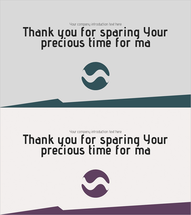 모던 베이직 회사소개서 템플릿 엔딩 표지 – 신뢰와 친근함