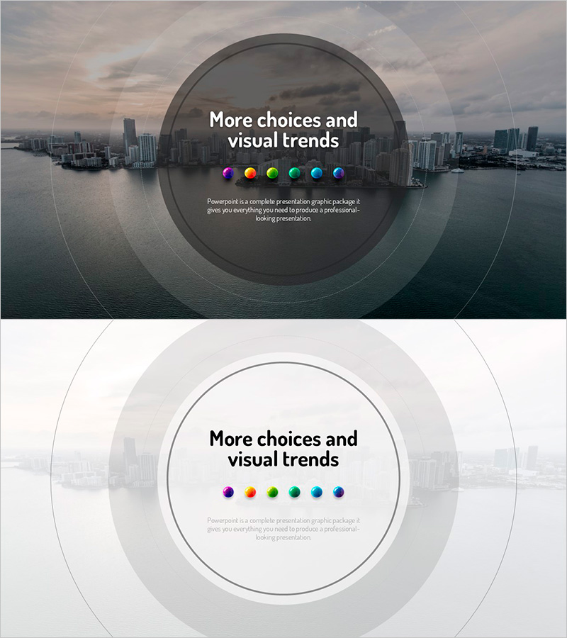 인포그래픽 디자인 아웃트로 – 넓은 형식으로 시각화