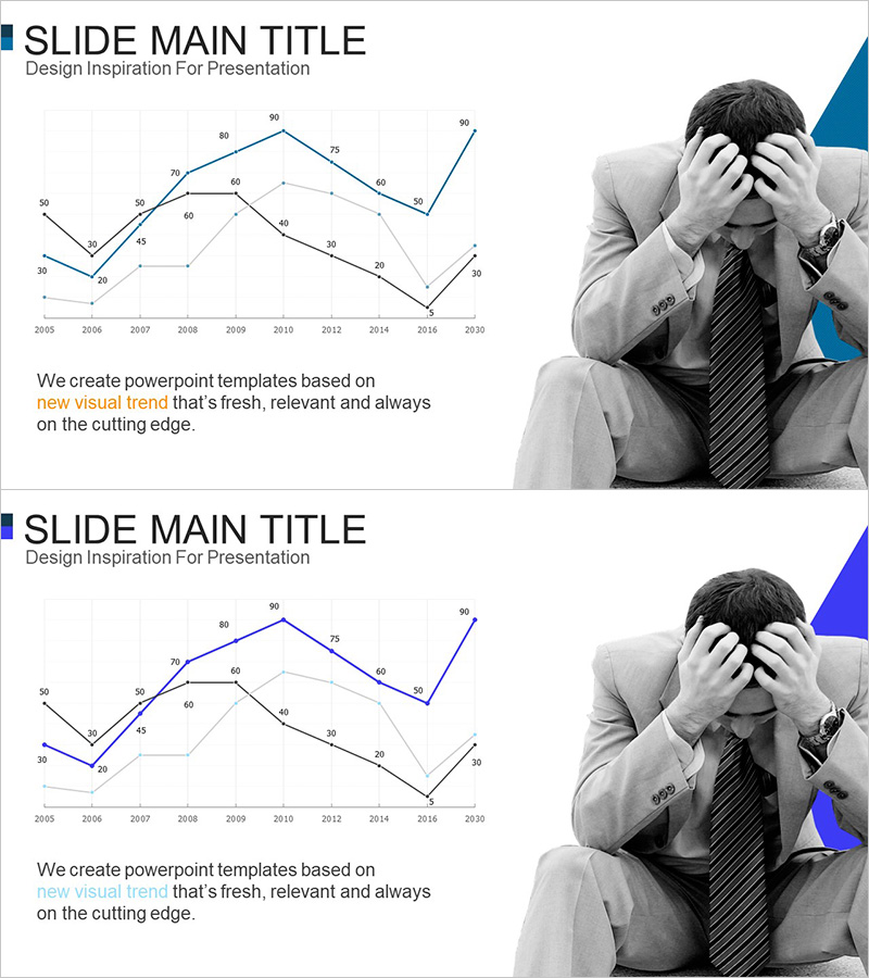 절망적인 주가 하락 그래프 – 시장 분석의 비극
