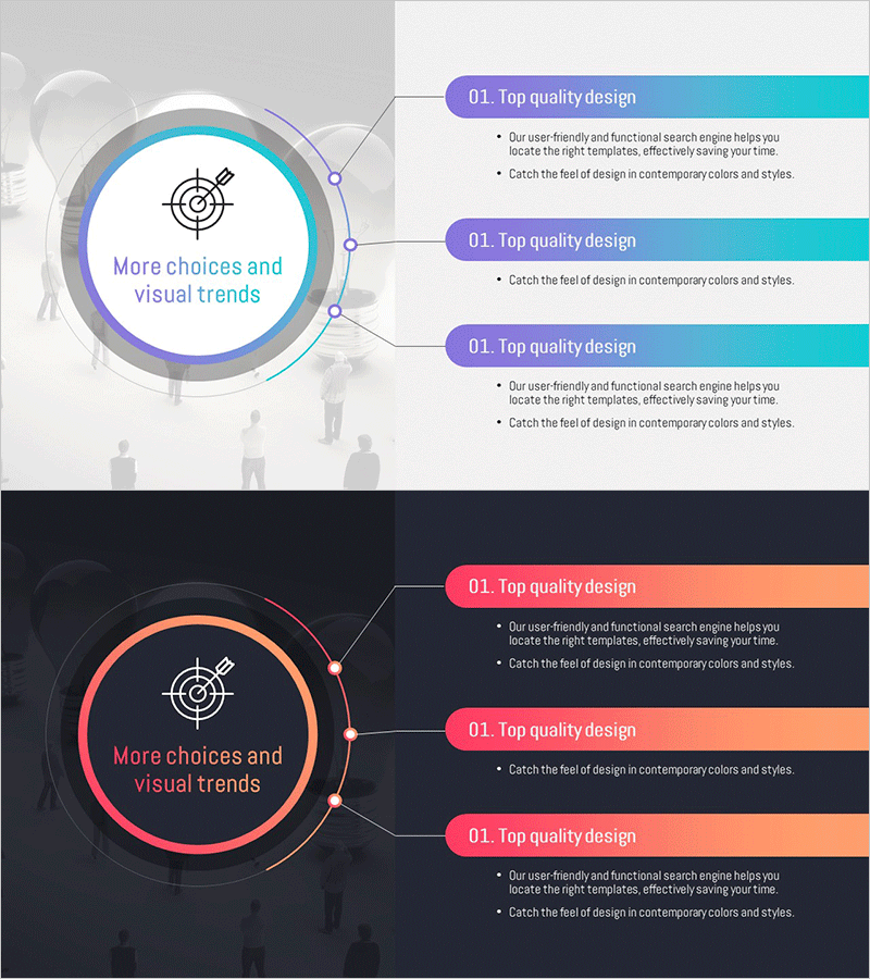 에너지 사업 개발 현황 – 사업 소개를 위한 파이형 슬라이드