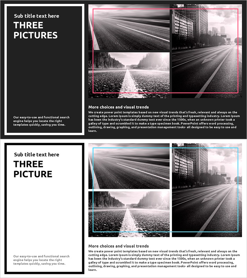 감각적인 클라우드 템플릿으로 사업비전 전략을 표현하다