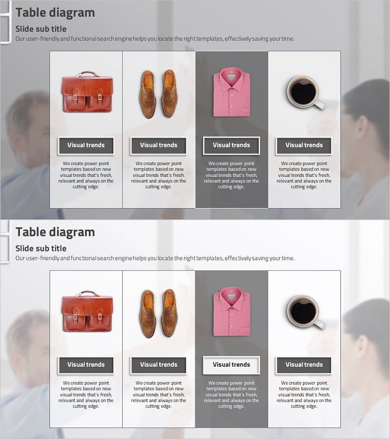제품/서비스 소개 다이어그램 – 효과적 커뮤니케이션