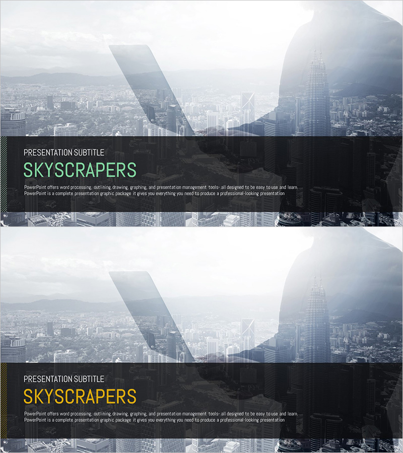 고층 빌딩 템플릿 표지 – 비즈니스의 높이를 나타내다