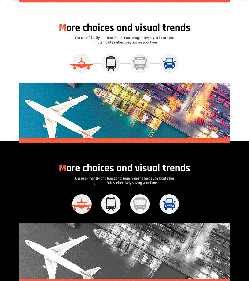 수출 운송수단 아웃트로 – 비즈니스 연결 강조