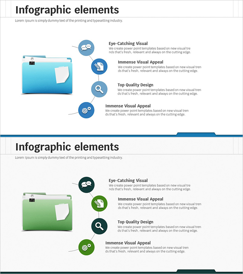 폴더 모양 확산 다이어그램 – 사업비전 및 마케팅 전략