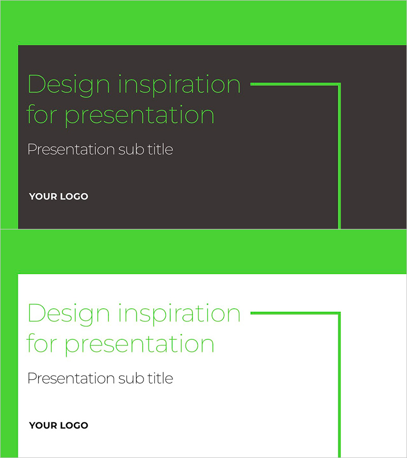 그린&그레이 와이드 템플릿 표지 – 디자인 영감을 주는 커버