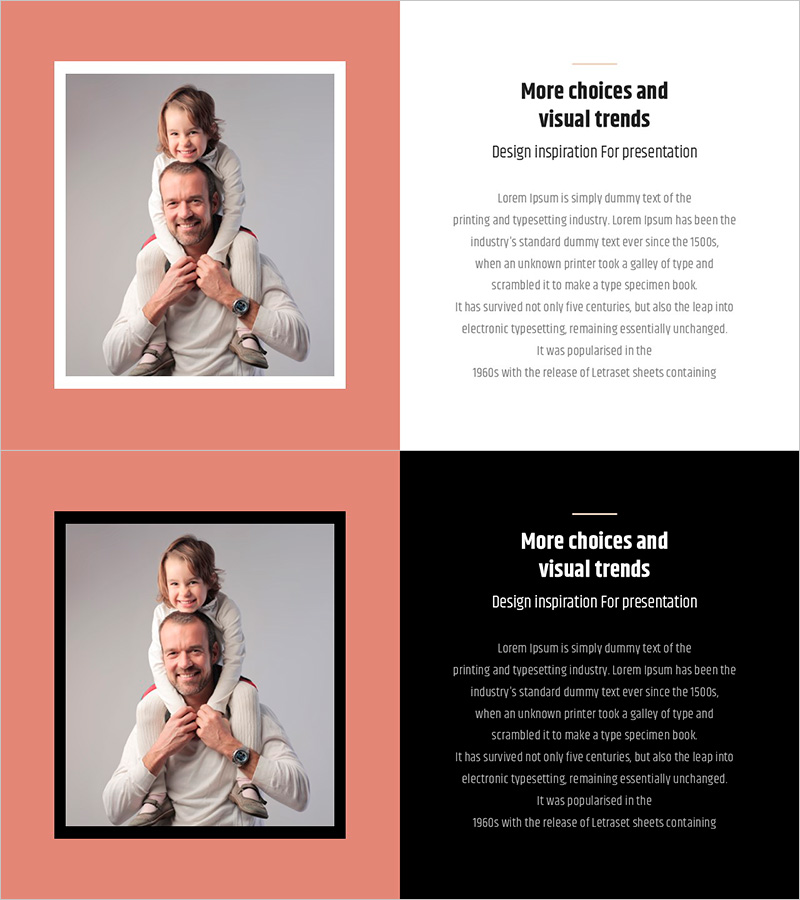 심플 & 모던 와이드 피피티 이미지&텍스트15 - 소통과 공감의 슬라이드