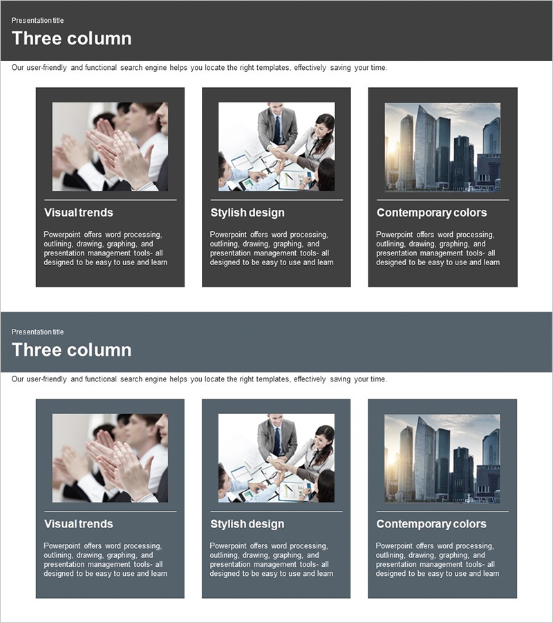 비즈니스 프로그램 소개 다이어그램 – 시각화와 효율성