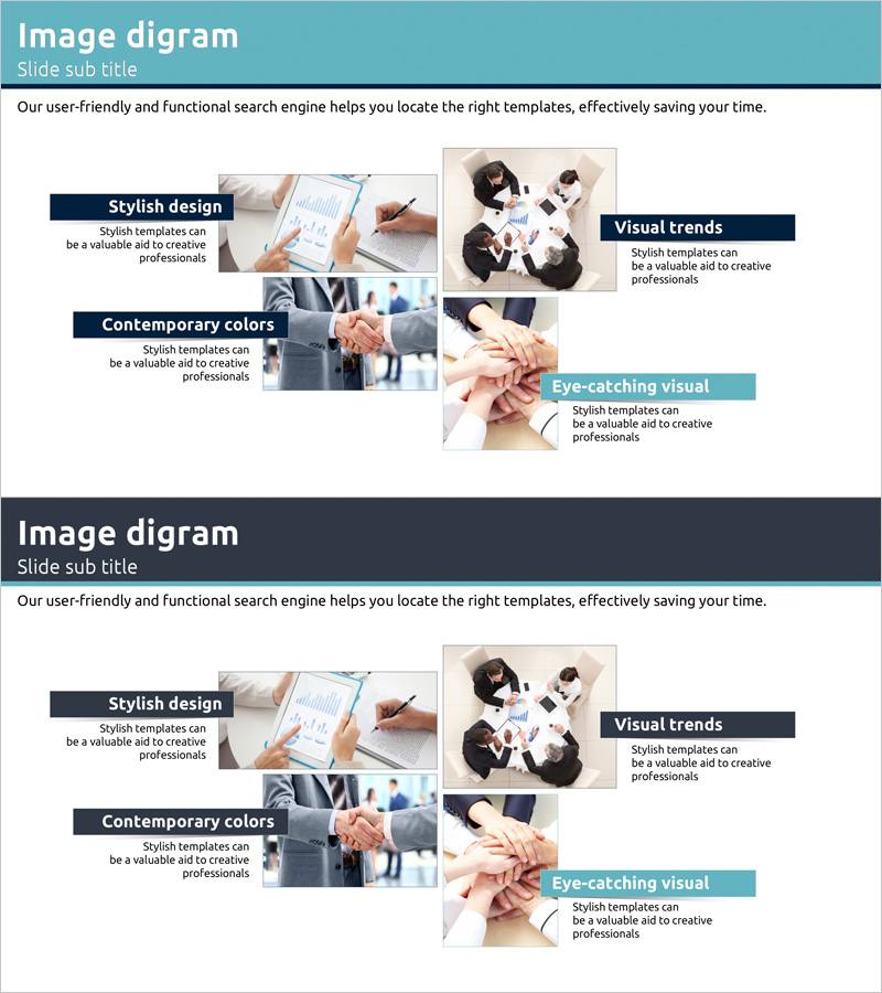 마케팅 프로그램 및 사업 소개에 적합한 슬라이드 템플릿