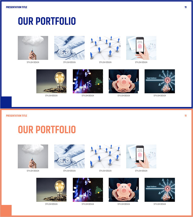 진행 사업분야 소개 - 스타일리시한 다이어그램