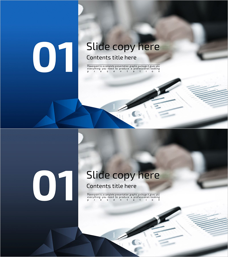 비즈니스 회의 템플릿 간지 – 전문성과 신뢰