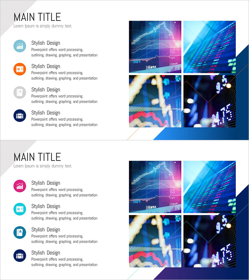 은행 증권 서비스 마케팅 목표를 시각화한 클러스터 다이어그램
