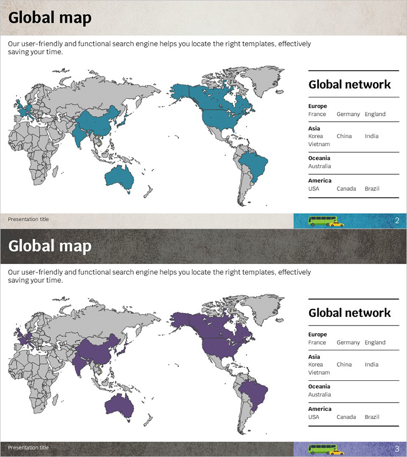 글로벌 타겟 시장 지도를 활용한 분석