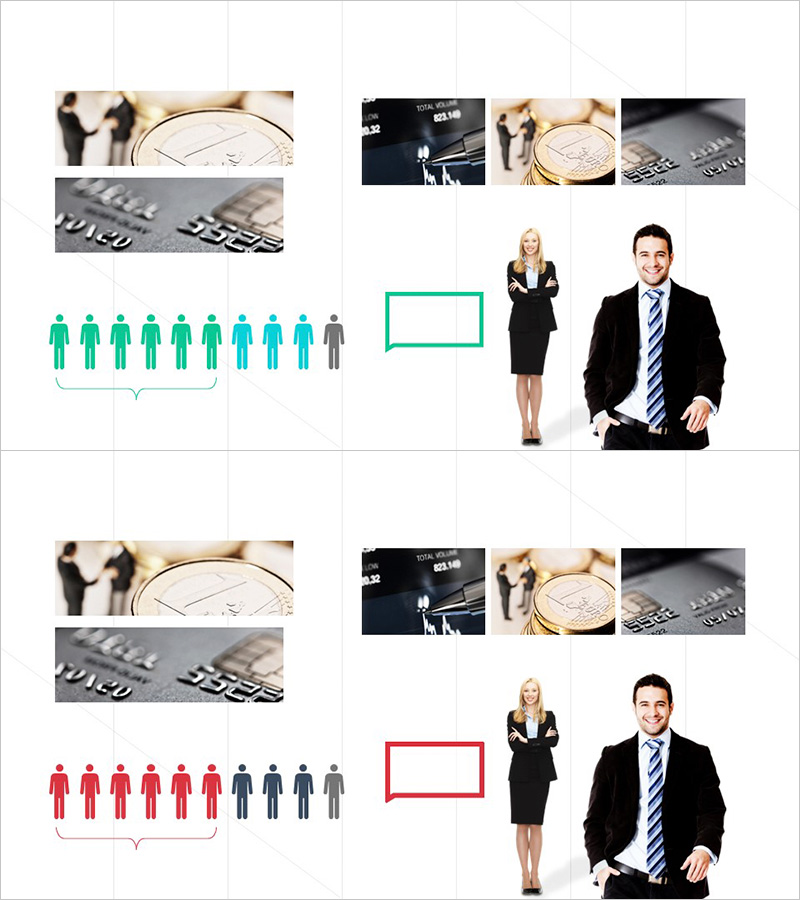 재무 계획 슬라이드 – 시장 분석과 전략 설정