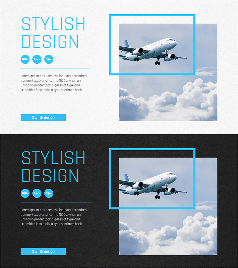물류 산업 비즈니스 배경 – 실용적이고 현대적인 디자인