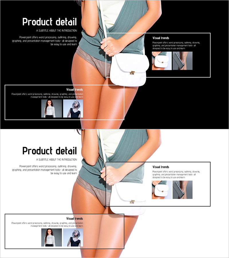 제품 상세 페이지 프레젠테이션 템플릿